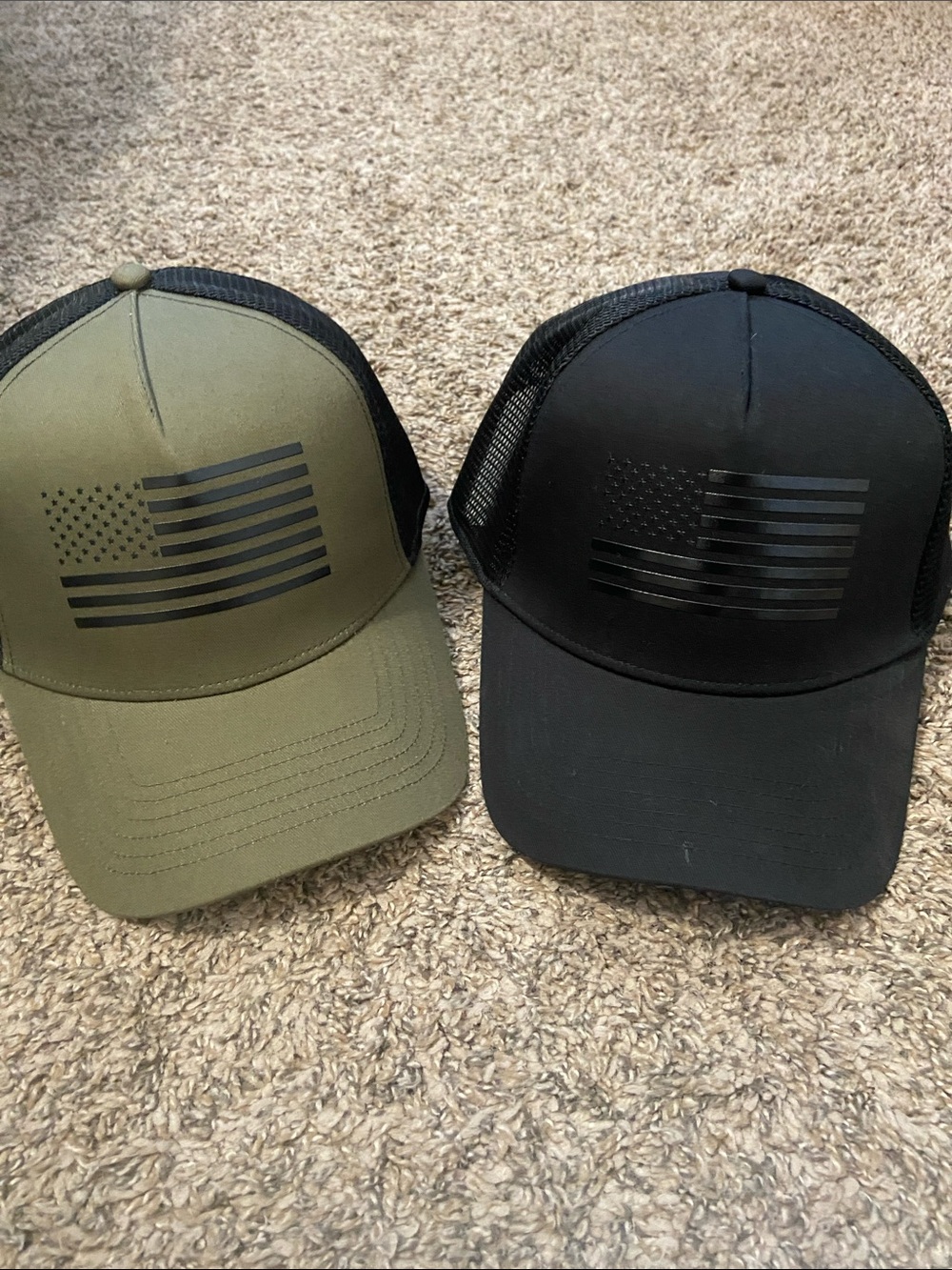 🇺🇸 HOTME Branded Trucker Cap - Olive Green & Black